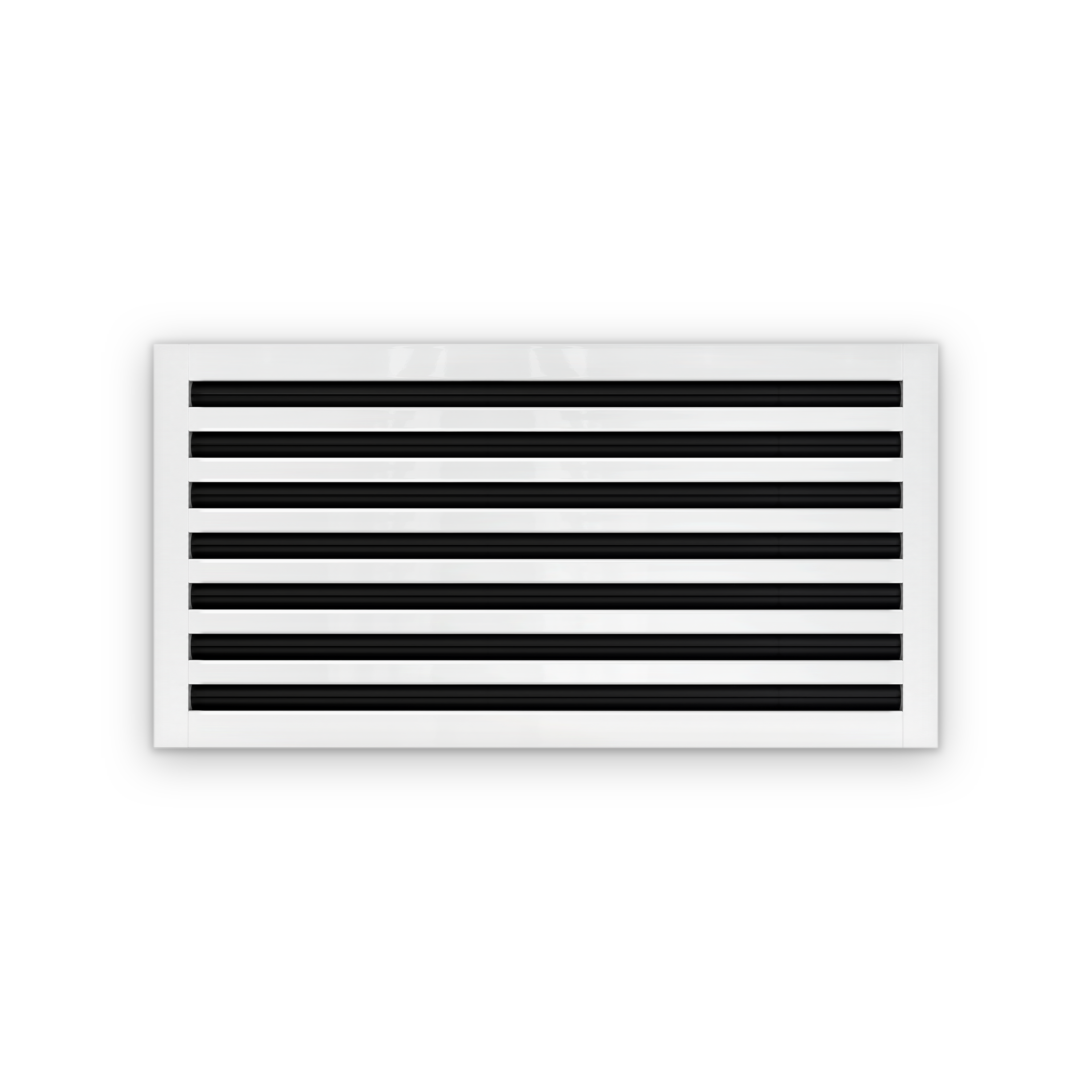 Cryptic Slot 7 slot linear slot diffuser, 28 inch, white