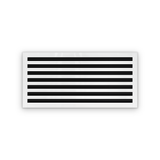 Cryptic Slot 7 slot linear slot diffuser, 30 inch, white