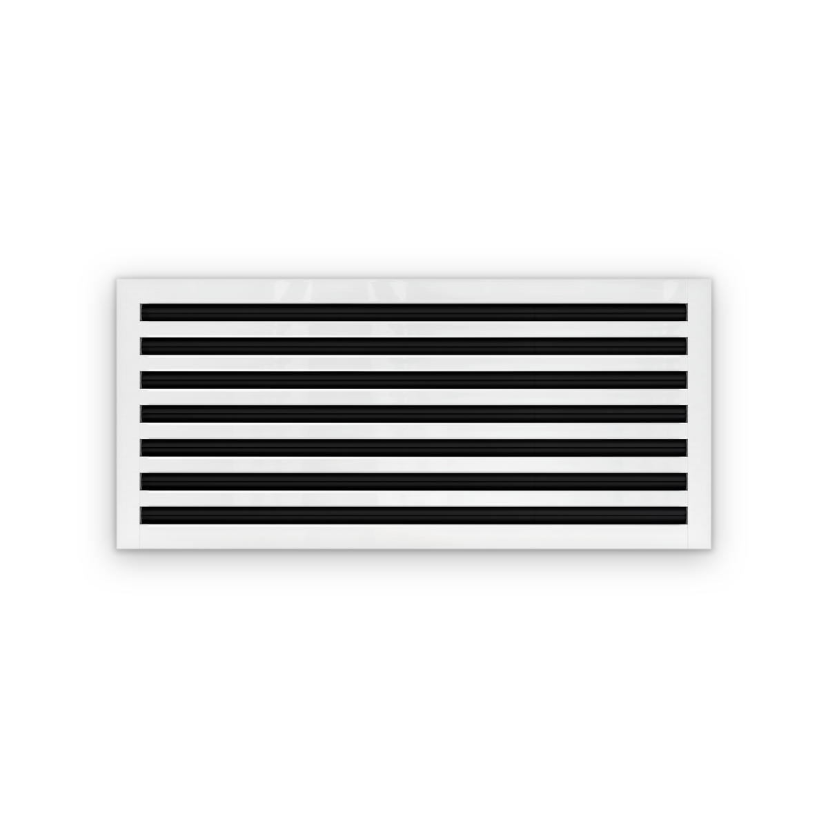 Cryptic Slot 7 slot linear slot diffuser, 32 inch, white