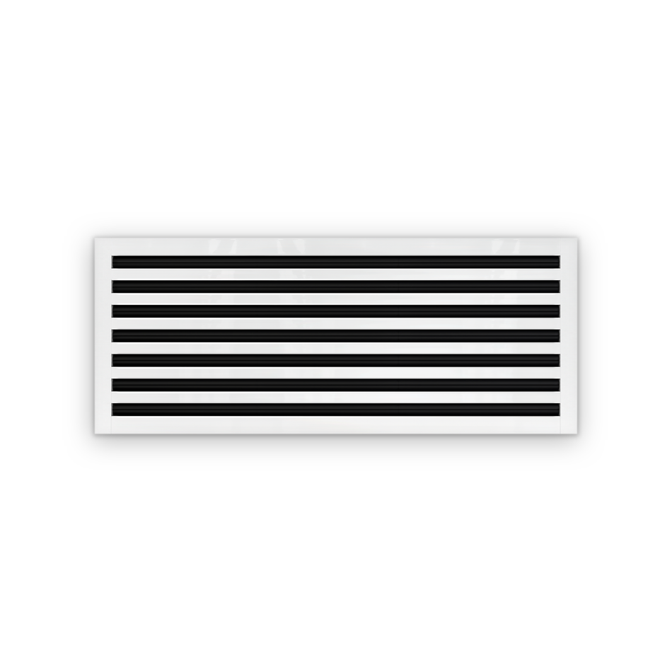 Cryptic Slot 7 slot linear slot diffuser, 36 inch, white