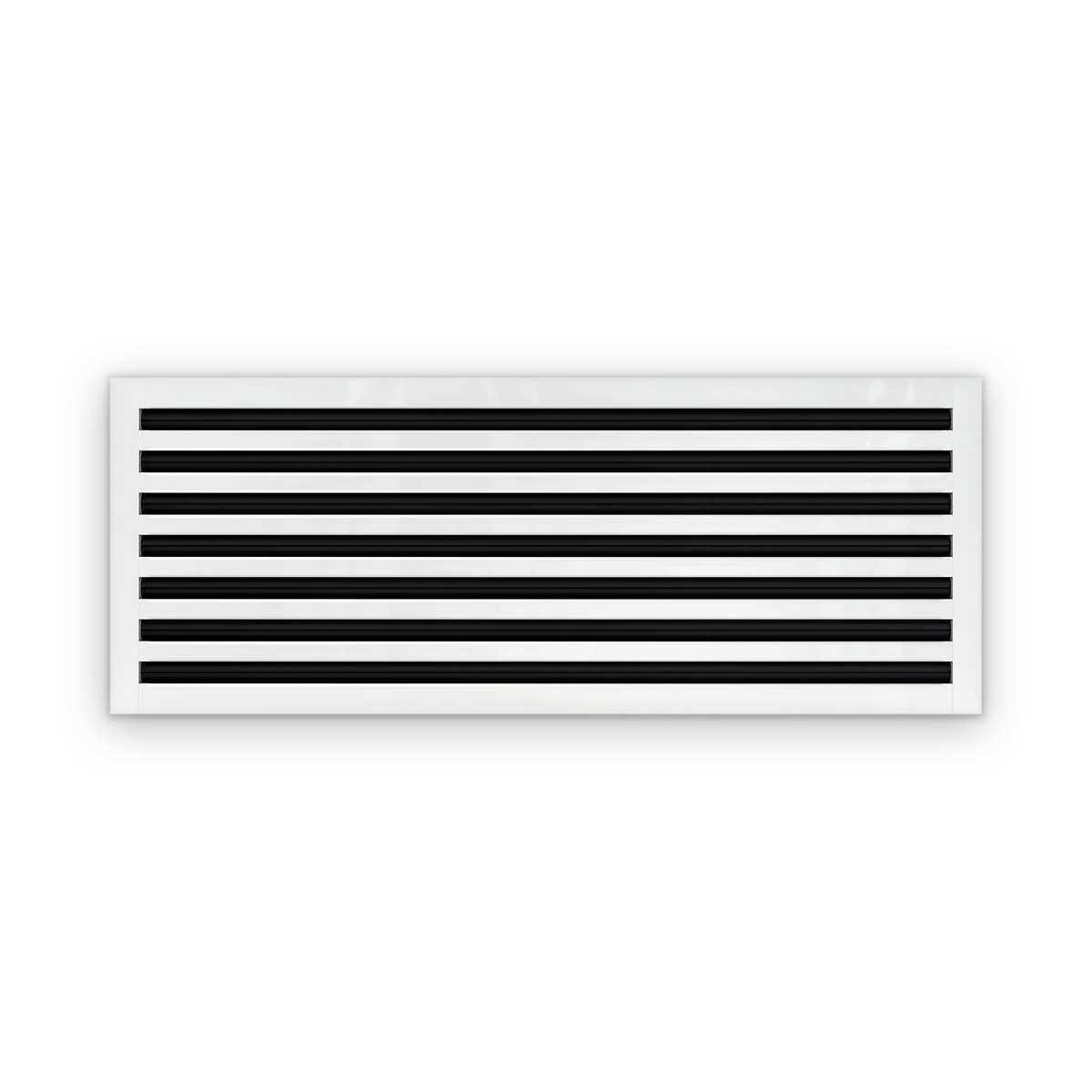 Cryptic Slot 7 slot linear slot diffuser, 38 inch, white