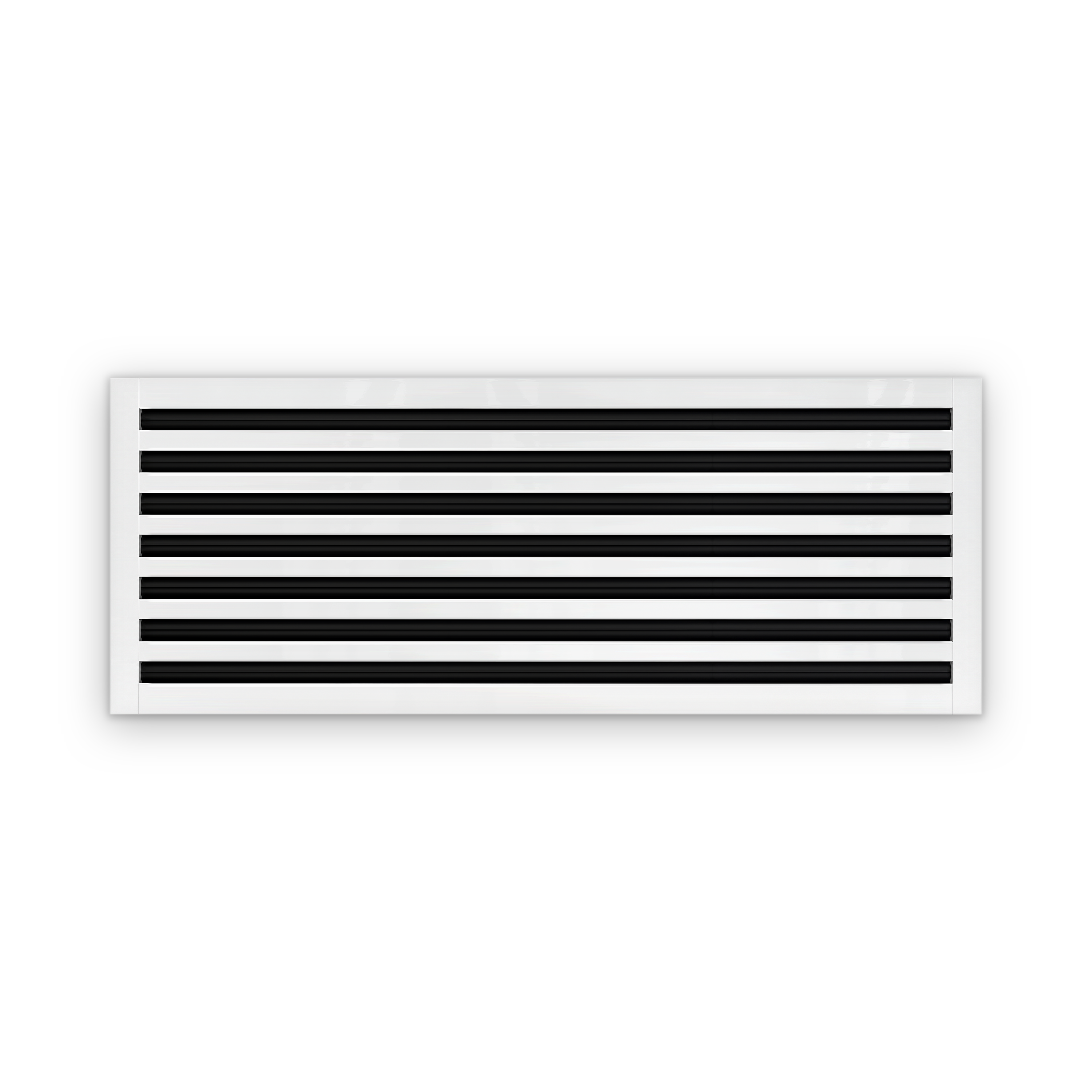 Cryptic Slot 7 slot linear slot diffuser, 38 inch, white