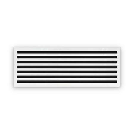 Cryptic Slot 7 slot linear slot diffuser, 40 inch, white
