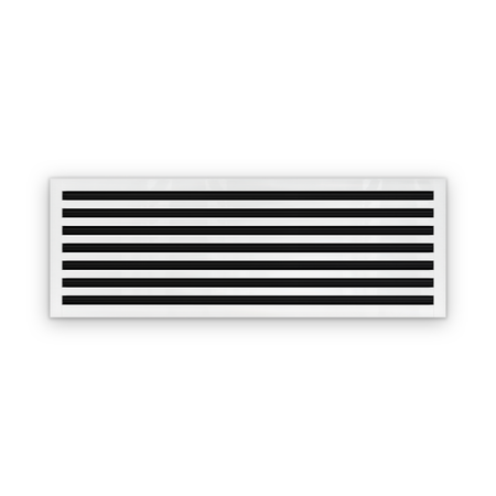 Cryptic Slot 7 slot linear slot diffuser, 42 inch, white