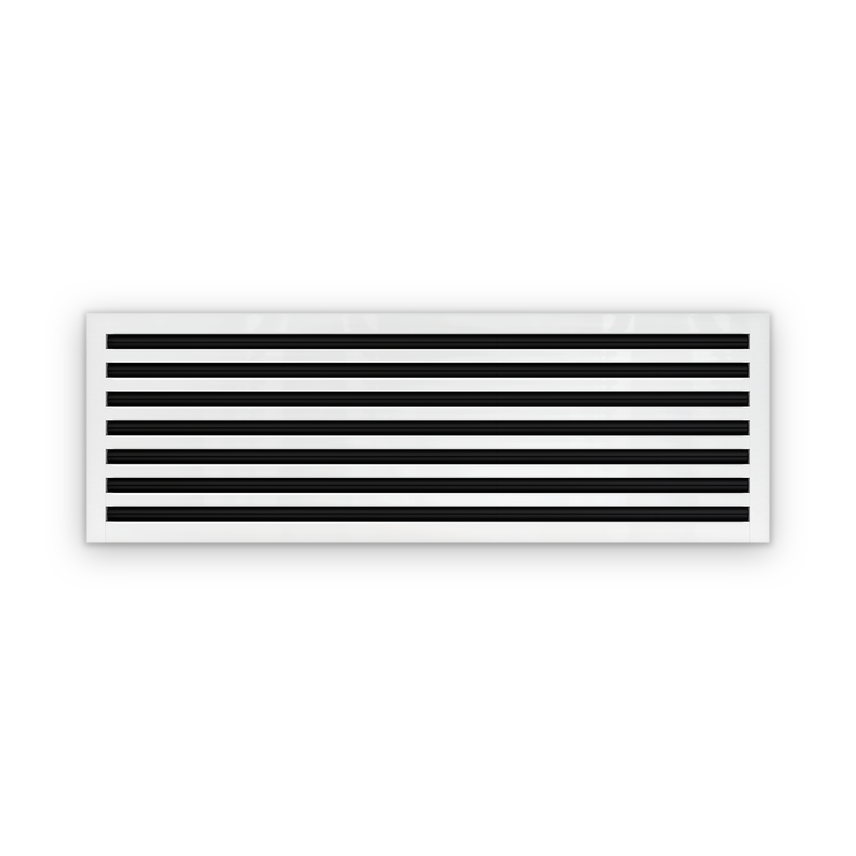 Cryptic Slot 7 slot linear slot diffuser, 44 inch, white