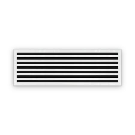 Cryptic Slot 7 slot linear slot diffuser, 44 inch, white