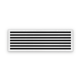 Cryptic Slot 7 slot linear slot diffuser, 44 inch, white