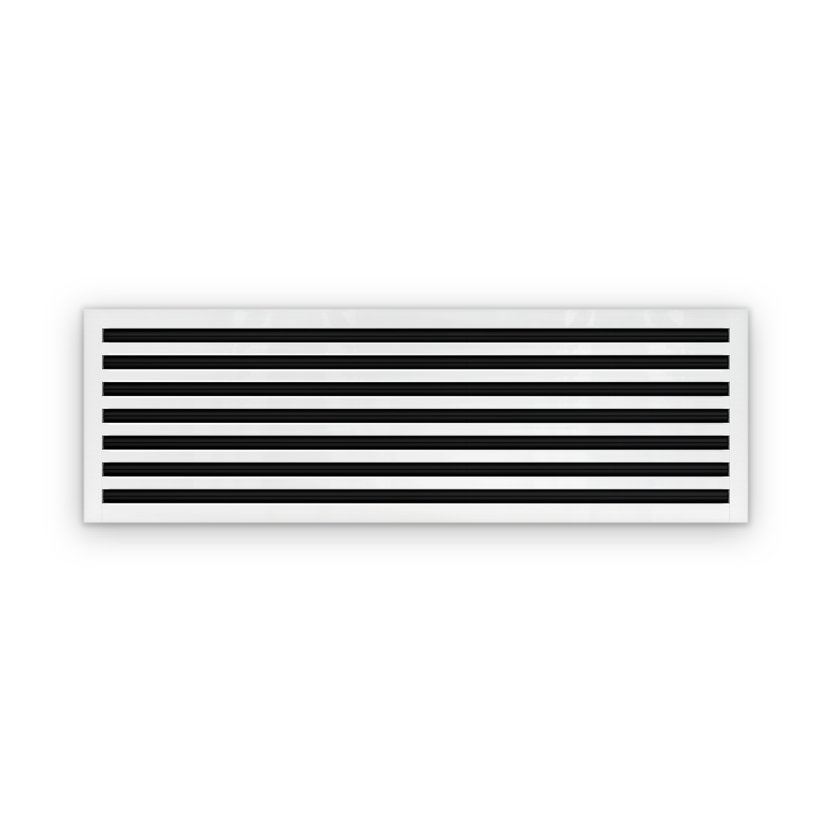 Cryptic Slot 7 slot linear slot diffuser, 46 inch, white