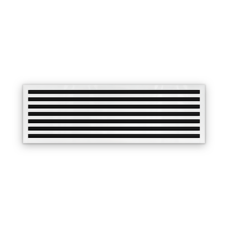 Cryptic Slot 7 slot linear slot diffuser, 46 inch, white