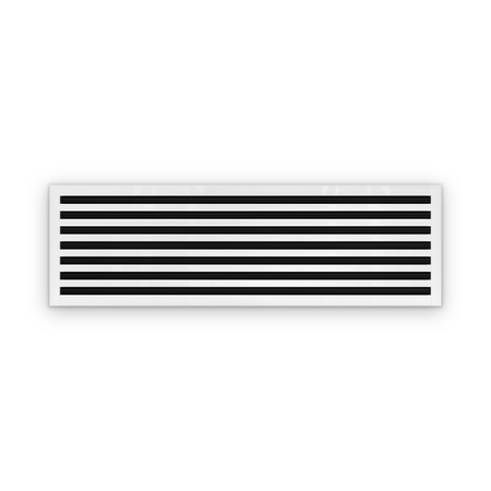 Cryptic Slot 7 slot linear slot diffuser, 48 inch, white
