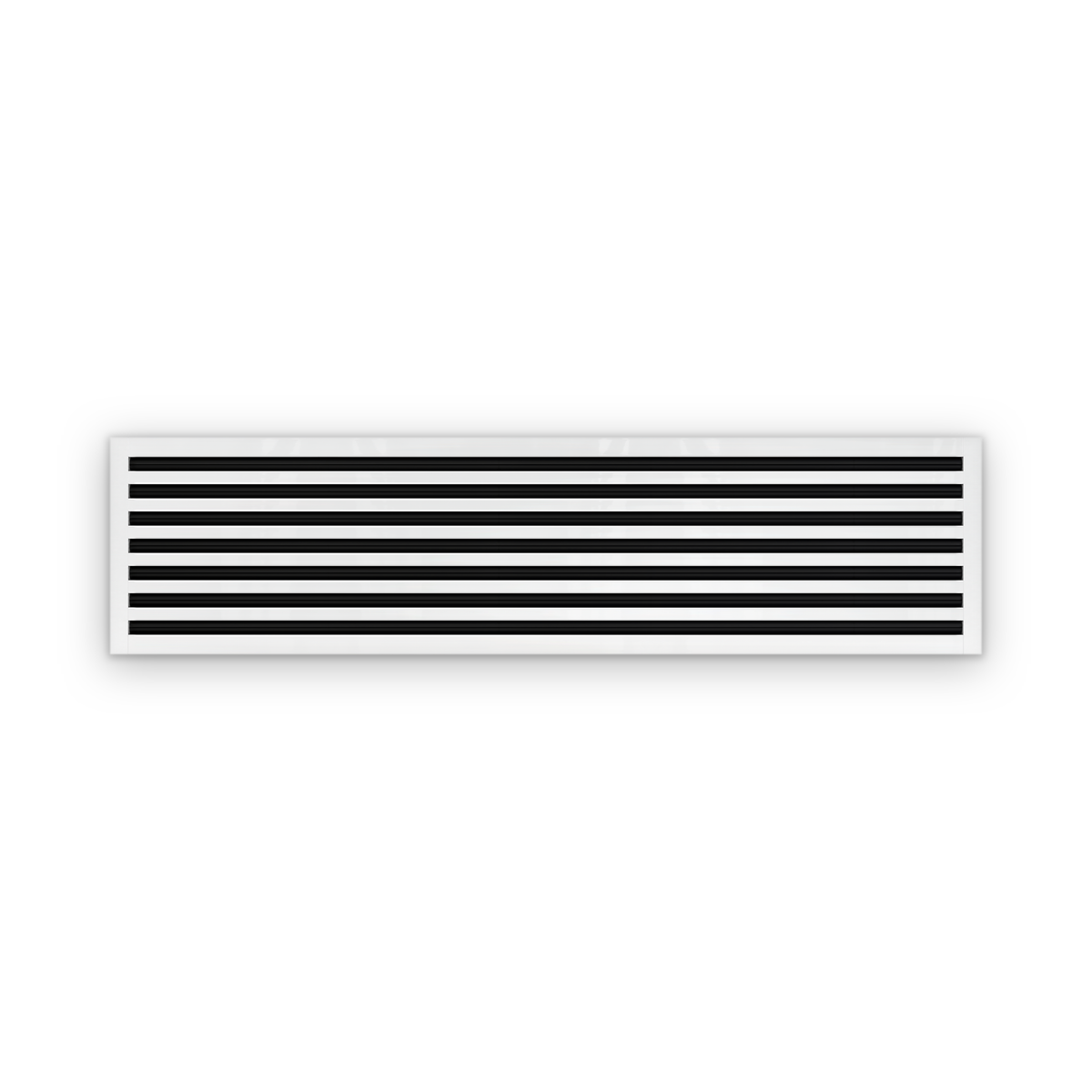 Cryptic Slot 7 slot linear slot diffuser, 60 inch, white