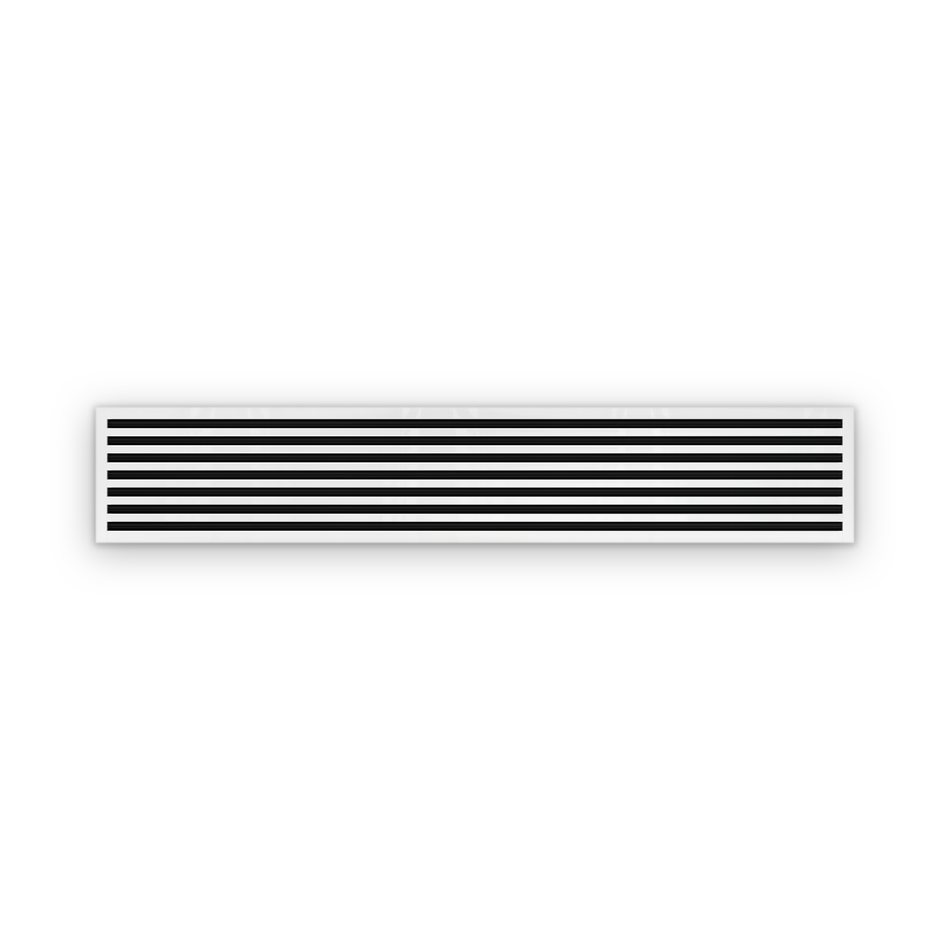 Cryptic Slot 7 slot linear slot diffuser, 84 inch, white
