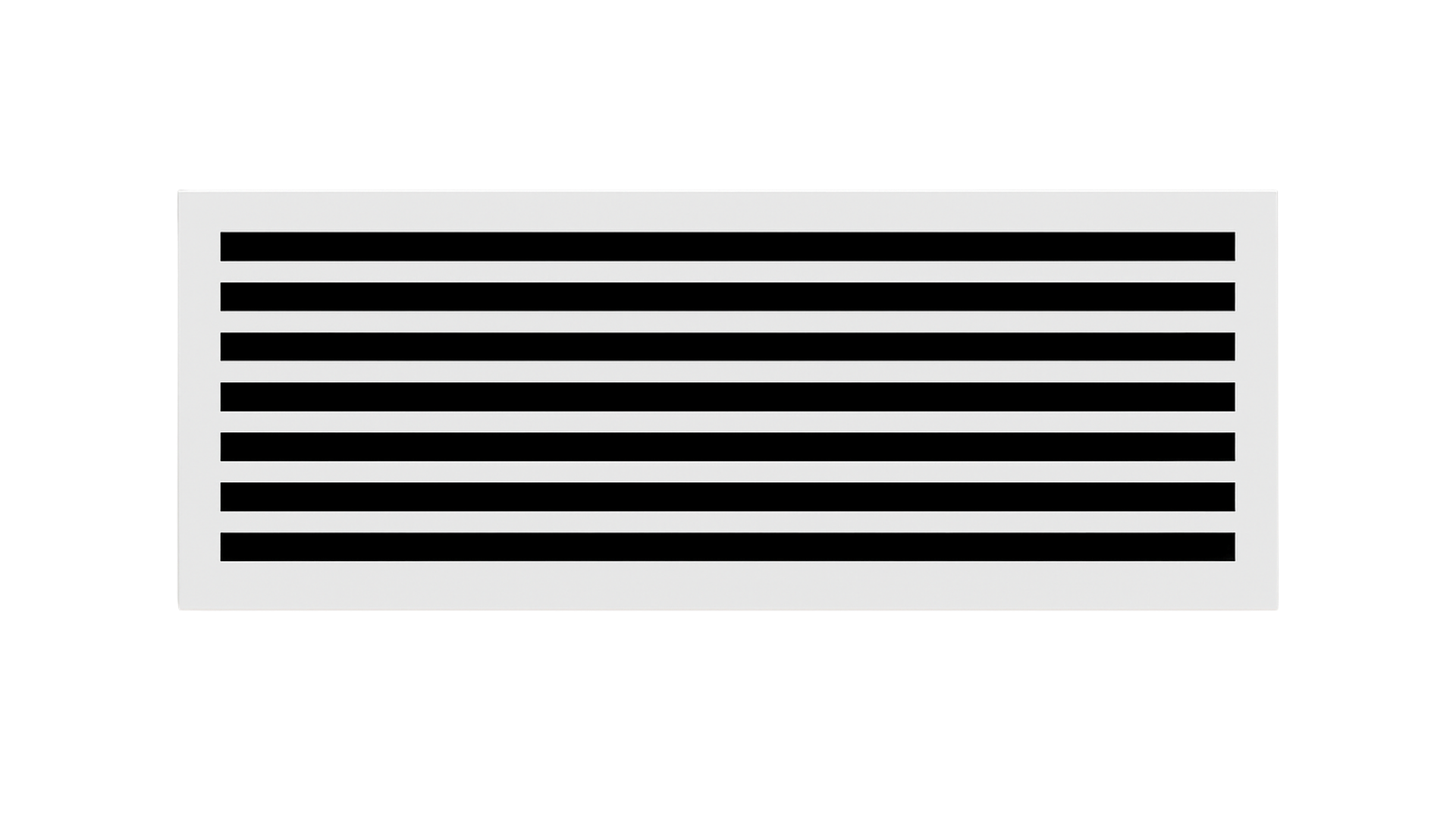 CRYPTIC 14" Linear Slot Diffuser by Cryptic Air: 7-slot modern vent cover for ceiling, wall, or floor.