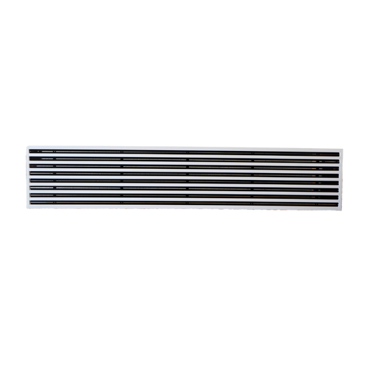 CRYPTIC - 16" Linear Slot Diffuser - 8 Slot -  Modern Air Vent Cover for Ceiling, Wall or Floor