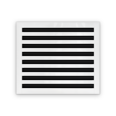 Cryptic Slot 8 slot linear slot diffuser, 18 inch, white