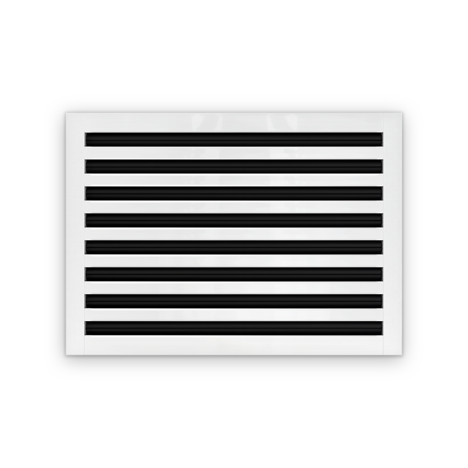 Cryptic Slot 8 slot linear slot diffuser, 22 inch, white
