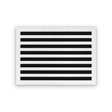Cryptic Slot 8 slot linear slot diffuser, 22 inch, white