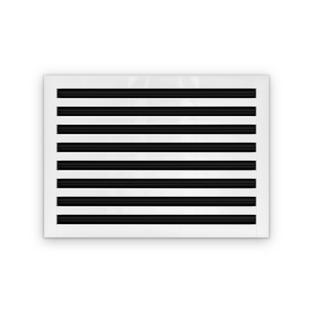Cryptic Slot 8 slot linear slot diffuser, 22 inch, white