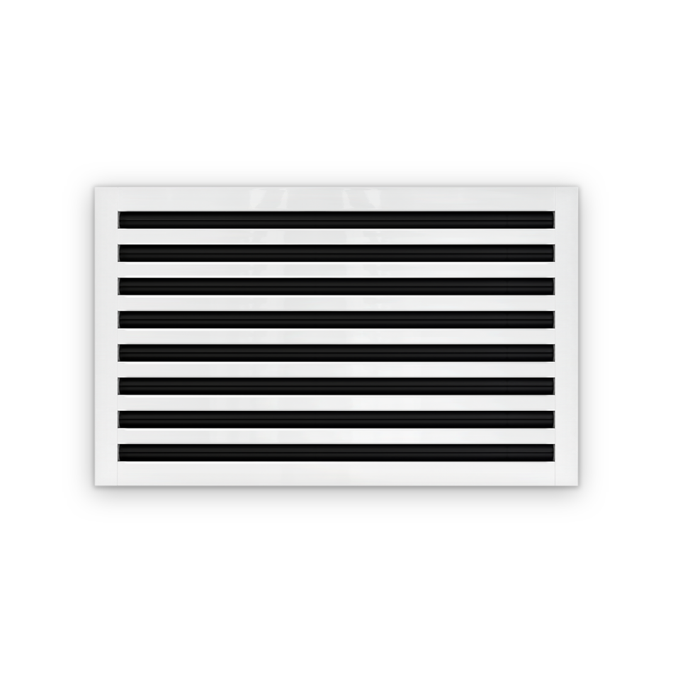 Cryptic Slot 8 slot linear slot diffuser, 26 inch, white