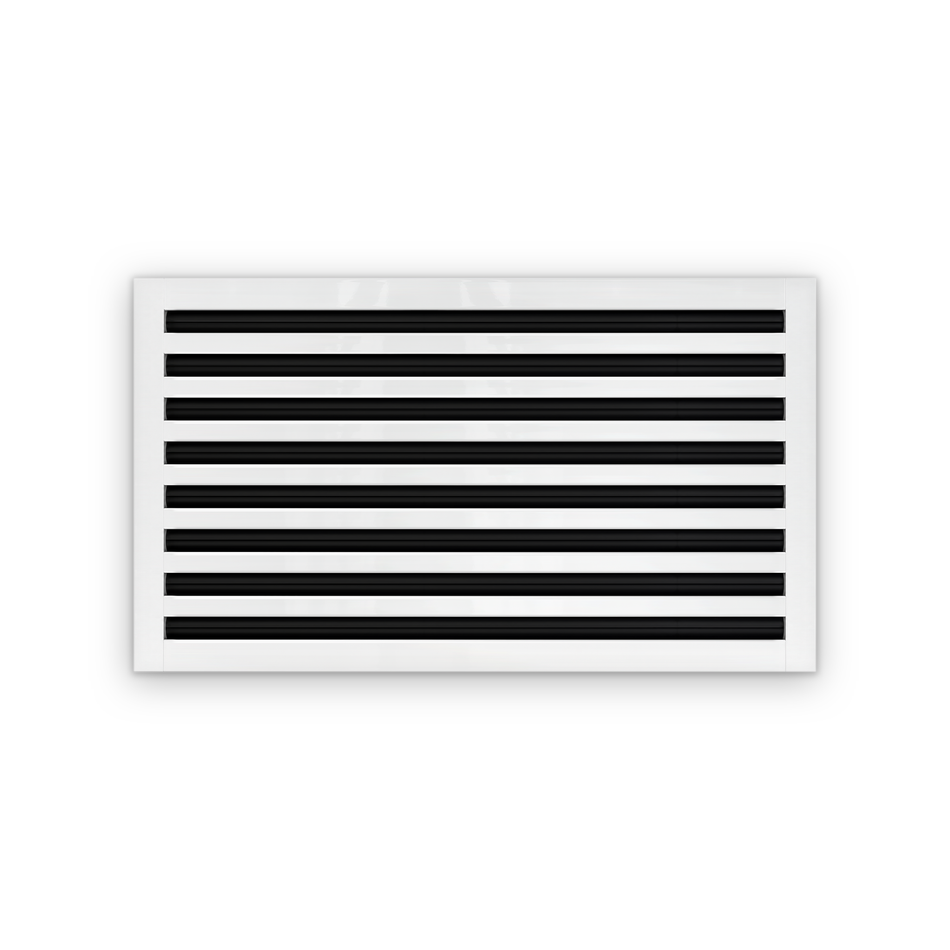 Cryptic Slot 8 slot linear slot diffuser, 28 inch, white