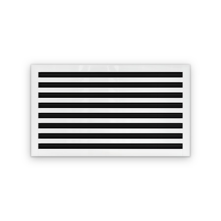 Cryptic Slot 8 slot linear slot diffuser, 28 inch, white