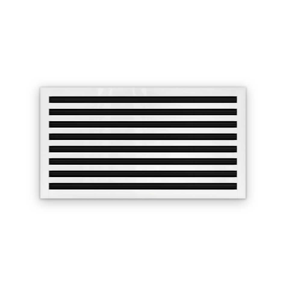 Cryptic Slot 8 slot linear slot diffuser, 30 inch, white