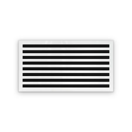 Cryptic Slot 8 slot linear slot diffuser, 30 inch, white