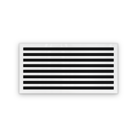 Cryptic Slot 8 slot linear slot diffuser, 32 inch, white