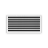 Cryptic Slot 8 slot linear slot diffuser, 32 inch, white