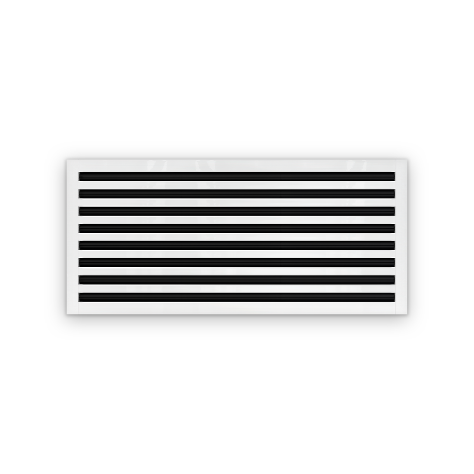 Cryptic Slot 8 slot linear slot diffuser, 36 inch, white