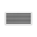 Cryptic Slot 8 slot linear slot diffuser, 36 inch, white