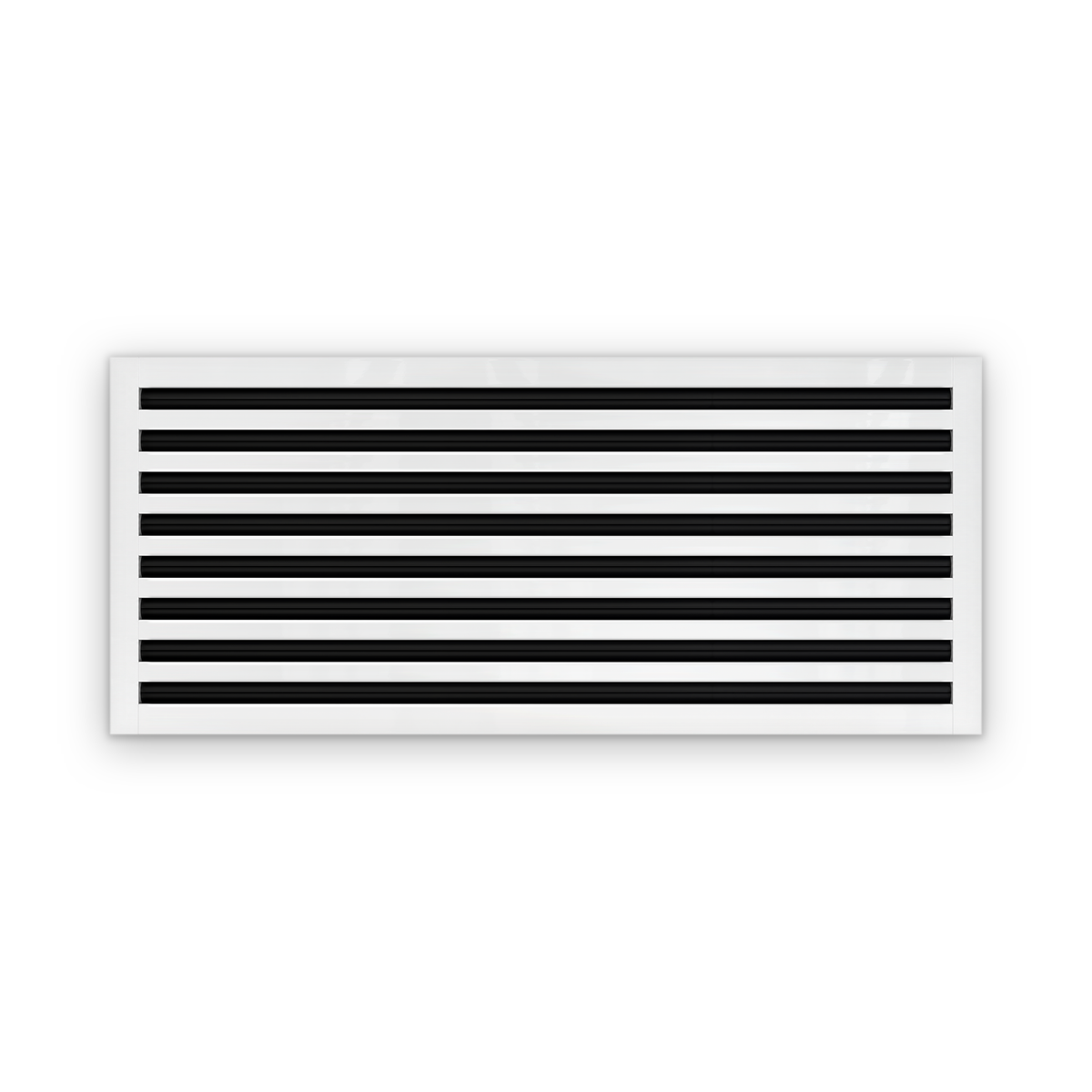 Cryptic Slot 8 slot linear slot diffuser, 38 inch, white
