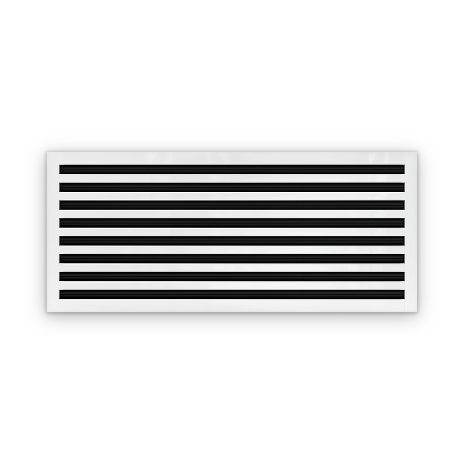 Cryptic Slot 8 slot linear slot diffuser, 38 inch, white
