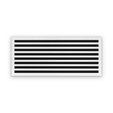 Cryptic Slot 8 slot linear slot diffuser, 38 inch, white