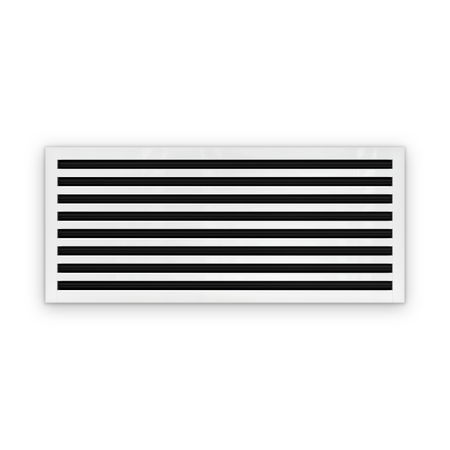 Cryptic Slot 8 slot linear slot diffuser, 38 inch, white
