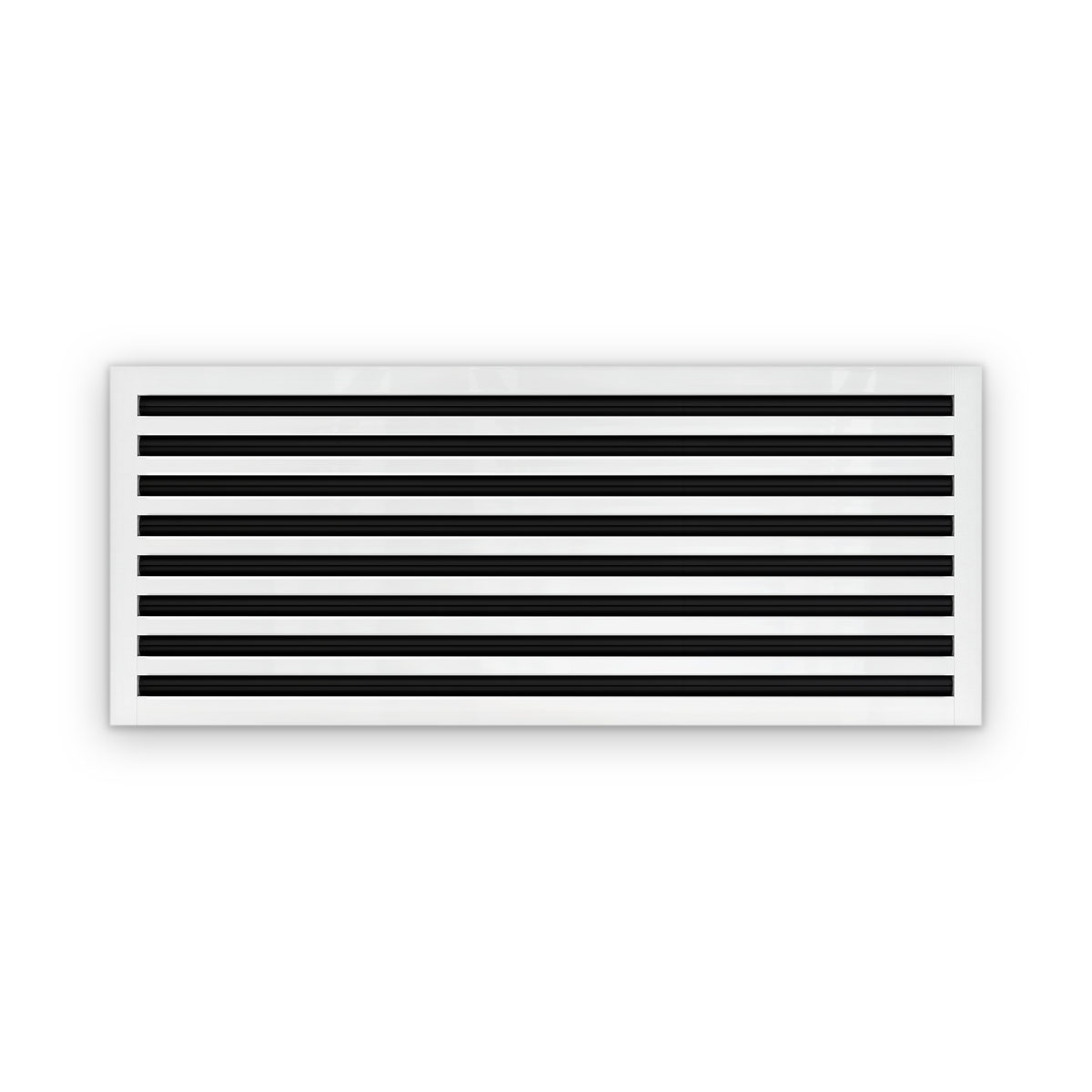 Cryptic Slot 8 slot linear slot diffuser, 40 inch, white