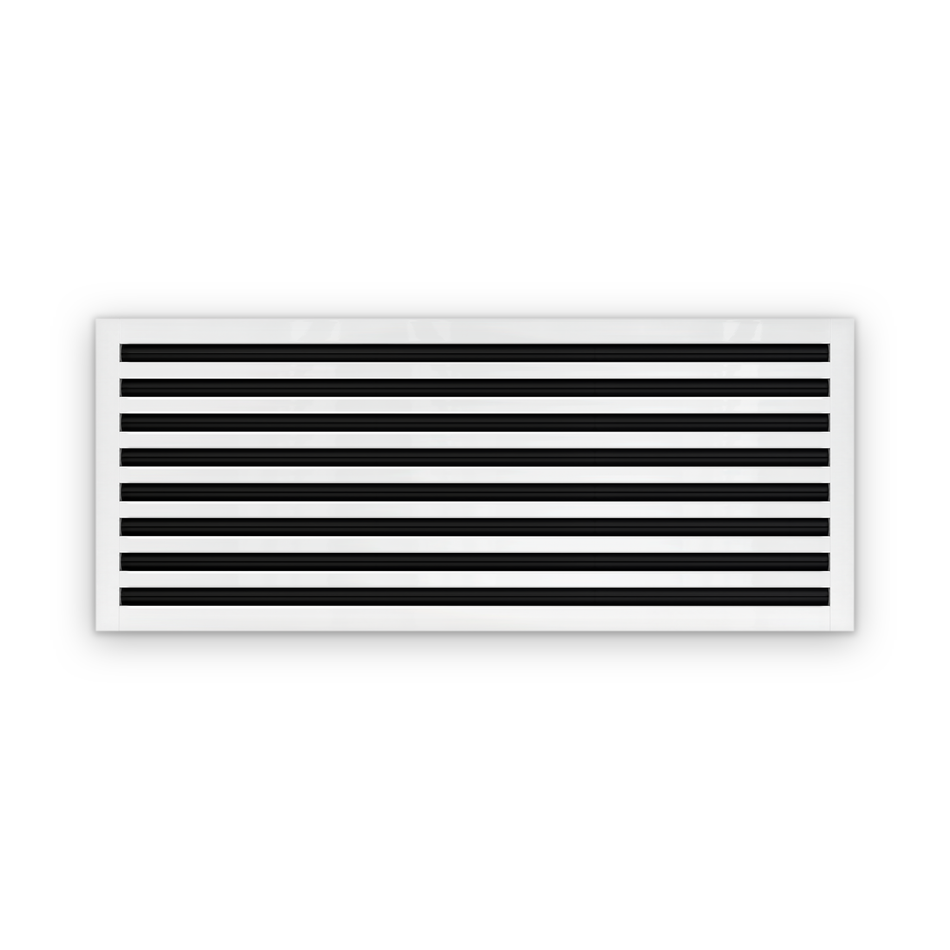 Cryptic Slot 8 slot linear slot diffuser, 40 inch, white