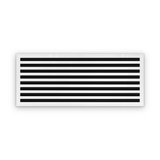 Cryptic Slot 8 slot linear slot diffuser, 40 inch, white