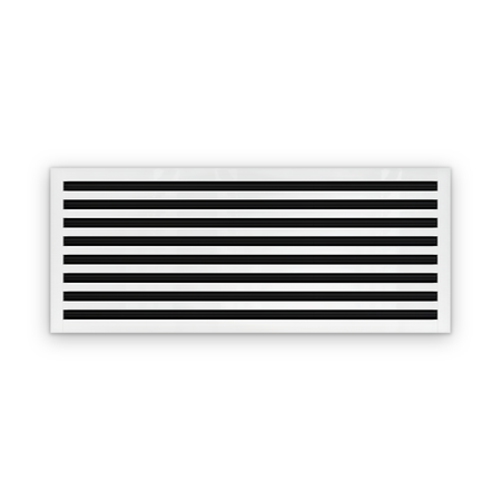 Cryptic Slot 8 slot linear slot diffuser, 40 inch, white