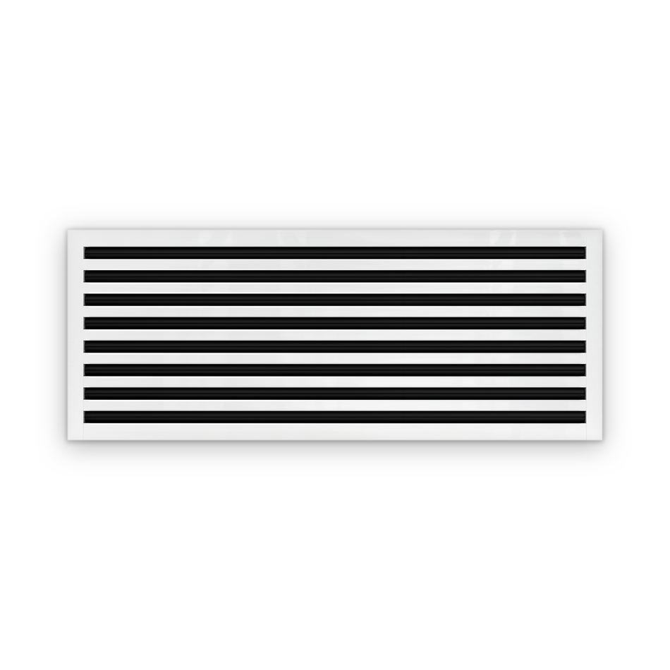 Cryptic Slot 8 slot linear slot diffuser, 42 inch, white
