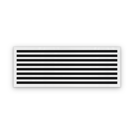 Cryptic Slot 8 slot linear slot diffuser, 44 inch, white