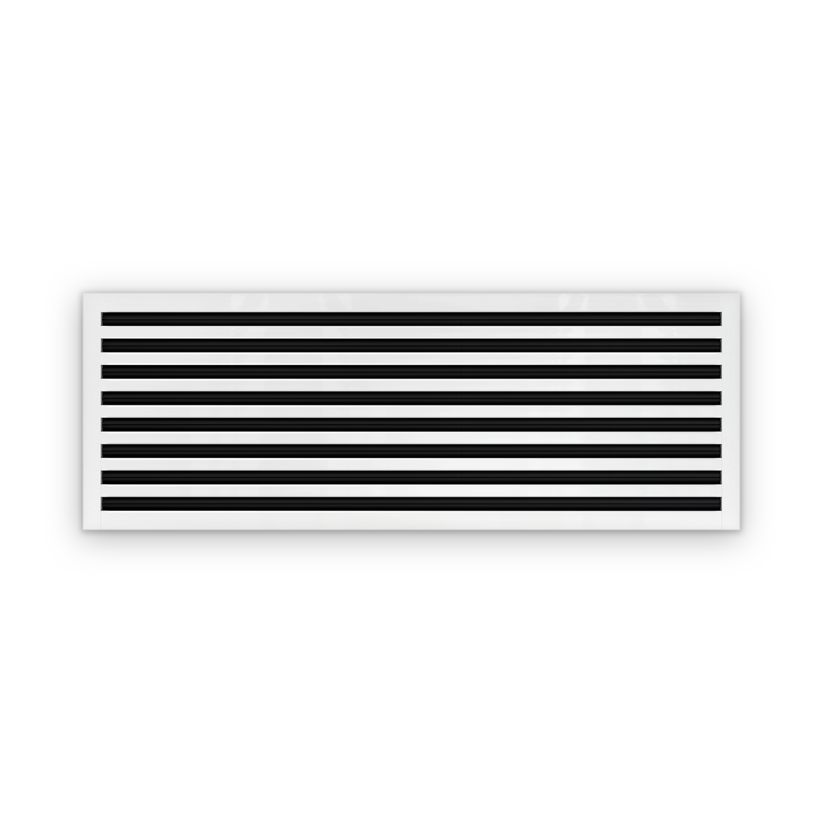 Cryptic Slot 8 slot linear slot diffuser, 46 inch, white