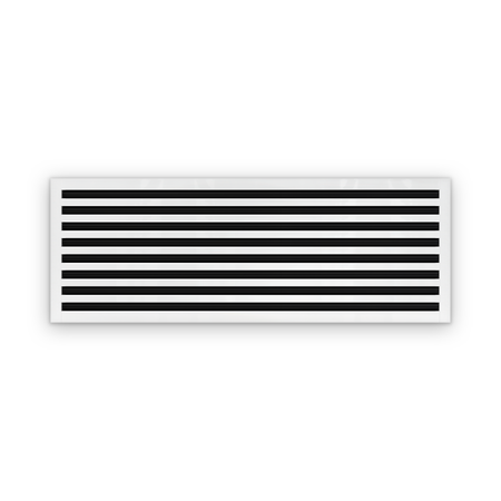 Cryptic Slot 8 slot linear slot diffuser, 46 inch, white