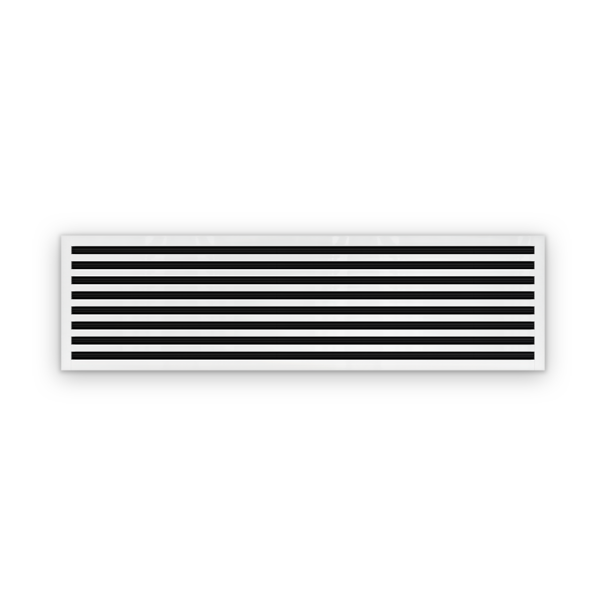 Cryptic Slot 8 slot linear slot diffuser, 60 inch, white