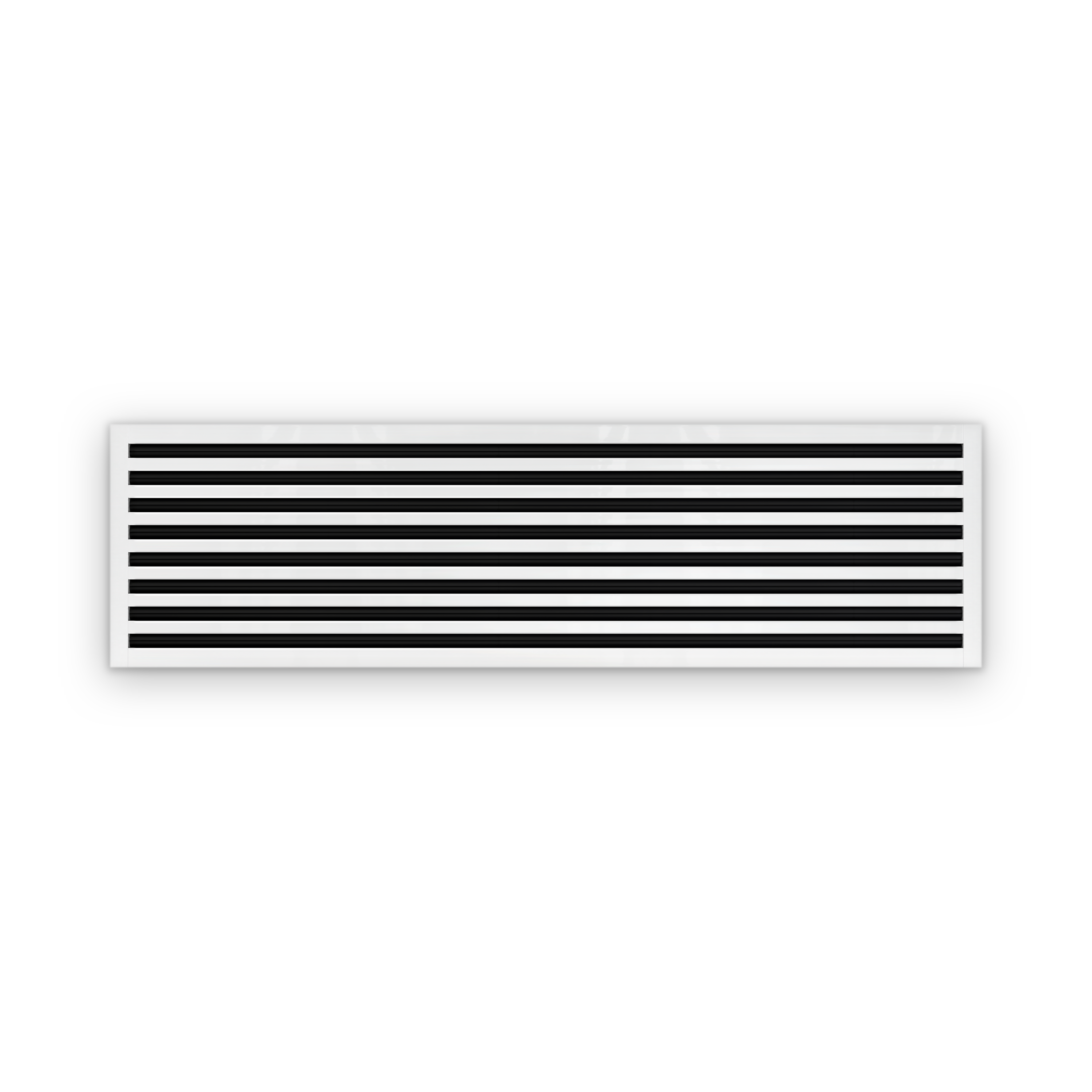 Cryptic Slot 8 slot linear slot diffuser, 60 inch, white