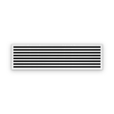 Cryptic Slot 8 slot linear slot diffuser, 60 inch, white