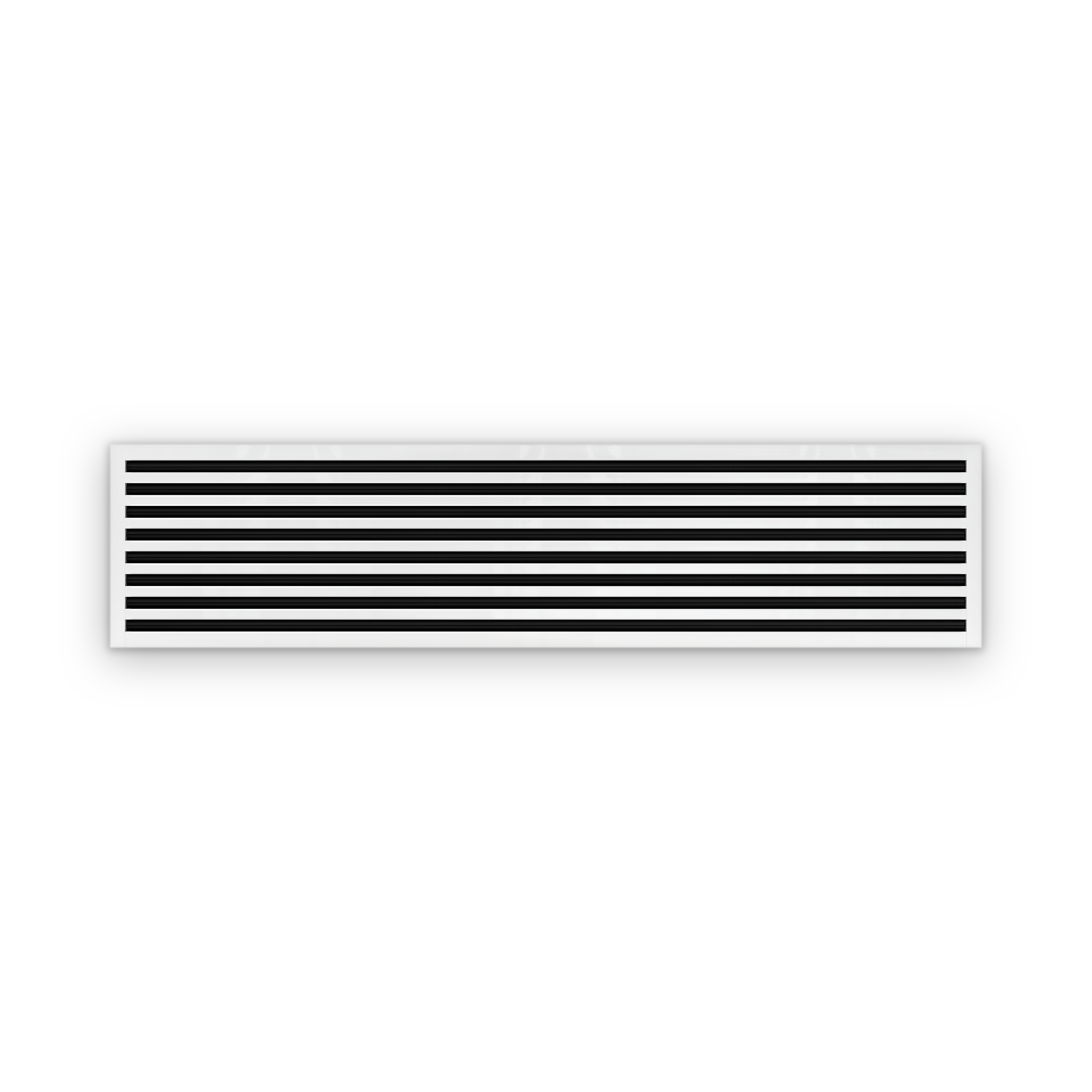 Cryptic Slot 8 slot linear slot diffuser, 72 inch, white