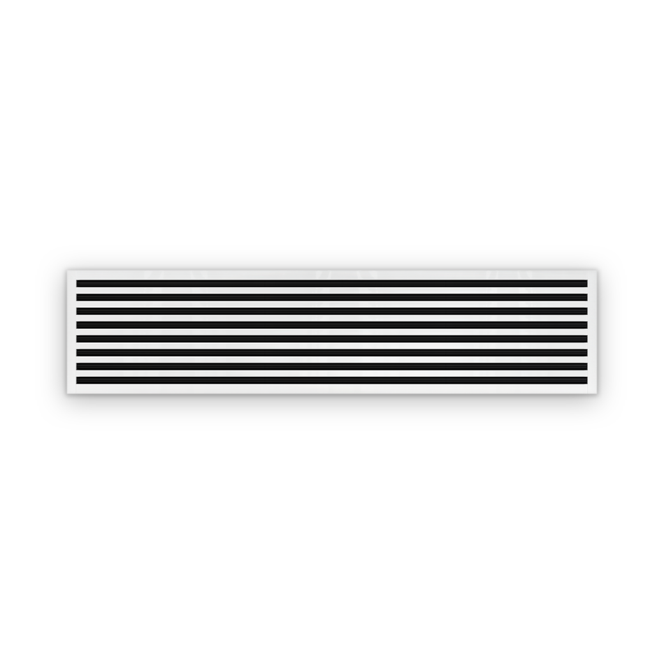 Cryptic Slot 8 slot linear slot diffuser, 72 inch, white