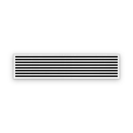 Cryptic Slot 8 slot linear slot diffuser, 72 inch, white