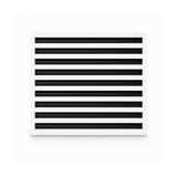 18-inch linear slot diffuser, 9-slot modern AC vent cover, white aluminum, by Cryptic Air